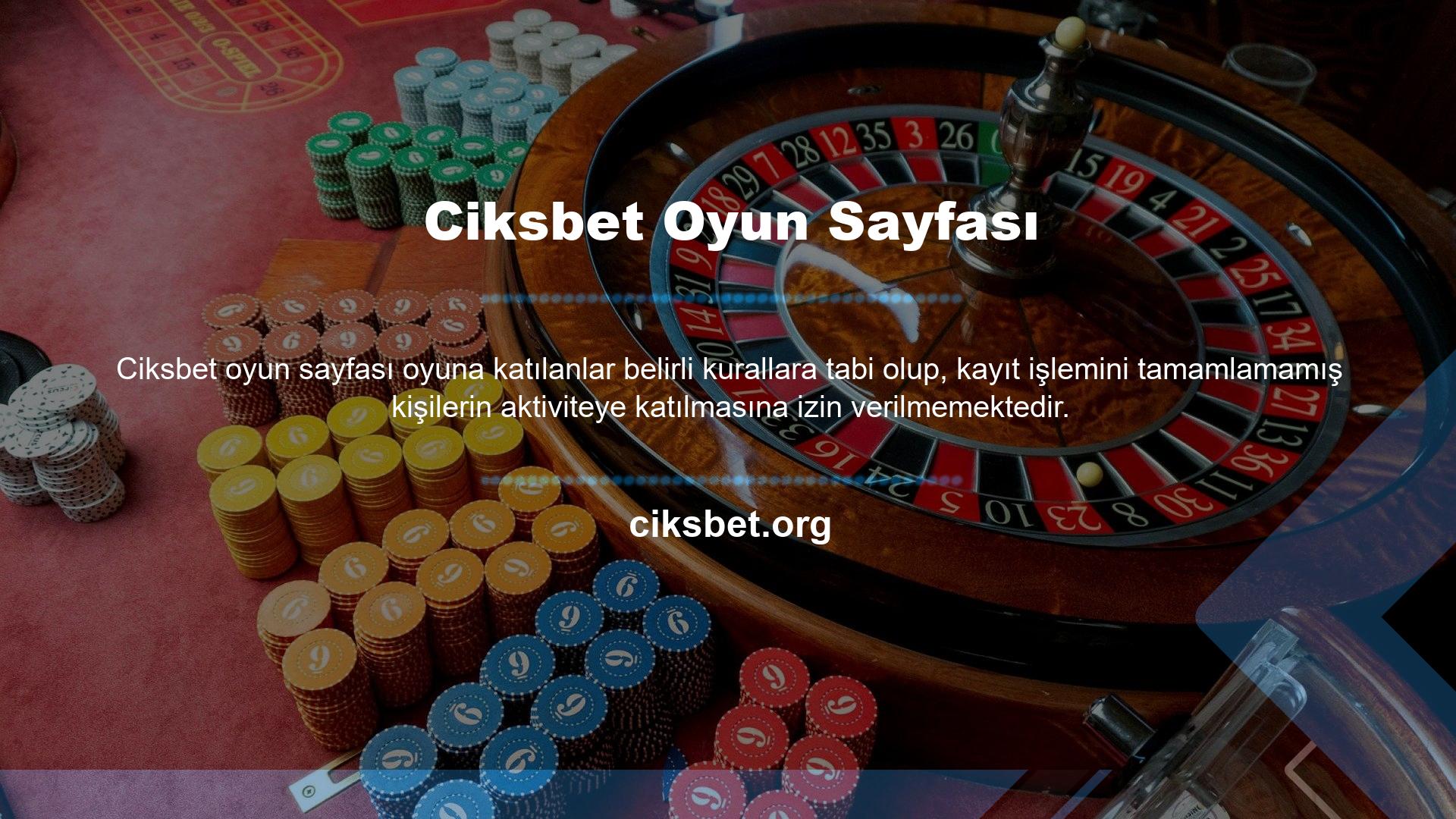 Kayıt işleminin yanı sıra bahisçilerin depozito yatırması da gerekmektedir