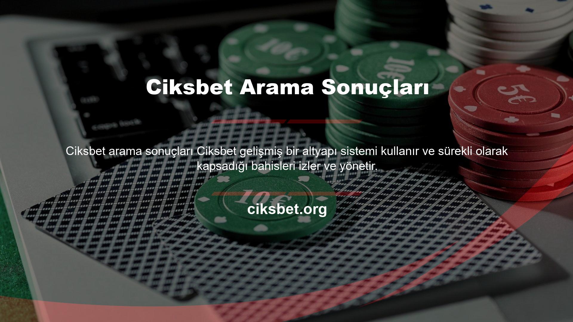 Ciksbet aynı zamanda lisanslı bir casino sitesidir