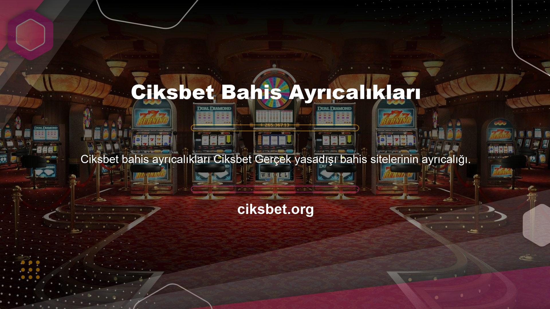 Gerçek yasadışı bahis siteleri, en yüksek bahis oranları, dünyanın en popüler canlı spor maçları, canlı TV şovları, sanal spor oyunları tarafından sunulan ayrıcalıklı hizmetlere ve özelliklere bakarsak