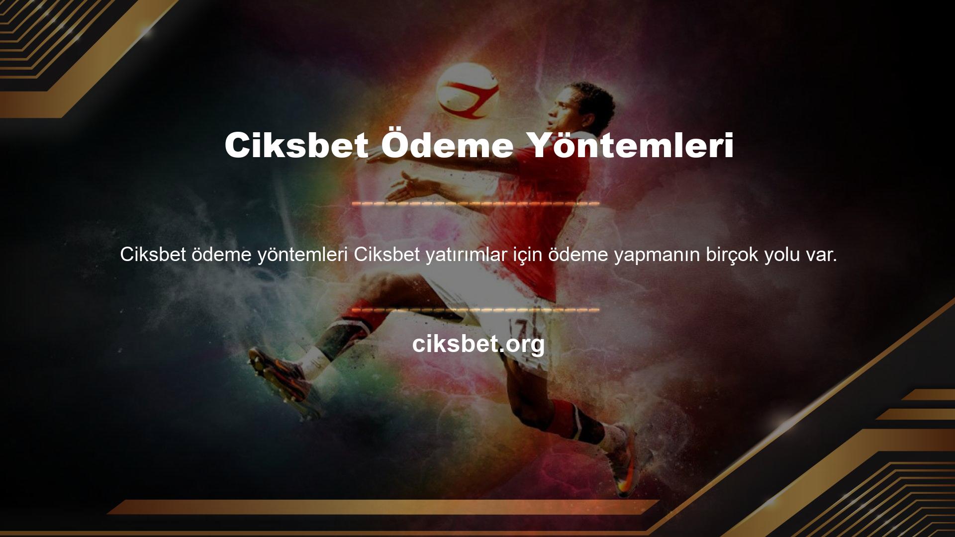 Para yatırma işlemi, kullanıcının ödeme yöntemini seçmesine izin verecektir