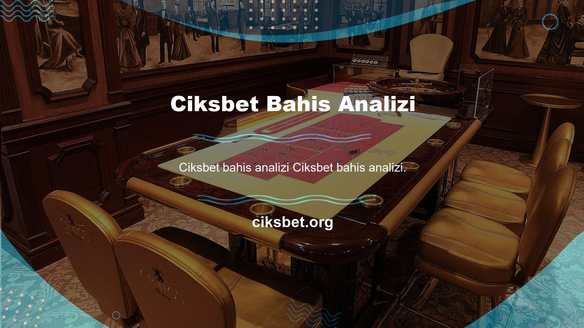 Ciksbet web sitesinde, ana yorumcuların bahis oranlarını düzenli olarak kontrol edip kontrol ettikleri ve daha iyi kuponlar yapabilmeleri için okuyucularına verdikleri bir eki vardır